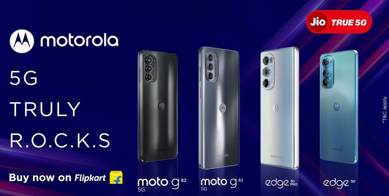 Motorola partners with Reliance Jio to enable True 5G across its extensive 5G smartphone portfolio in India